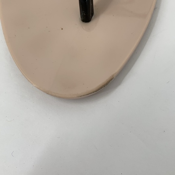 Melissa Garota slide thong sandal shoe pink black jelly thong flat sweet women 9 - Picture 4 of 7